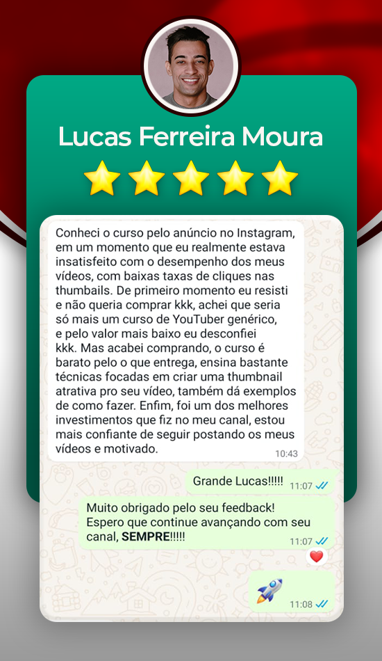 Depoimento Lucas Ferreira Moura